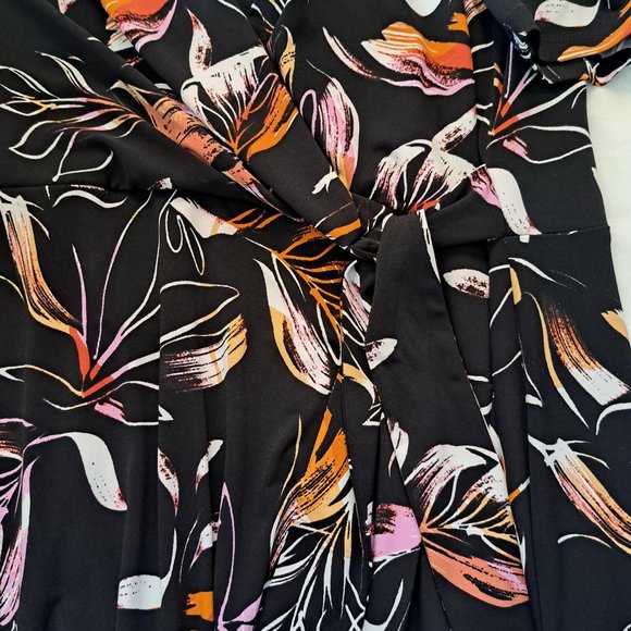 NWT JOSEPH RIBKOFF womens DRESS SIZE 12 FAUX-WRAP / SHEATH waist ribbon CANADA ! - Picture 8 of 15